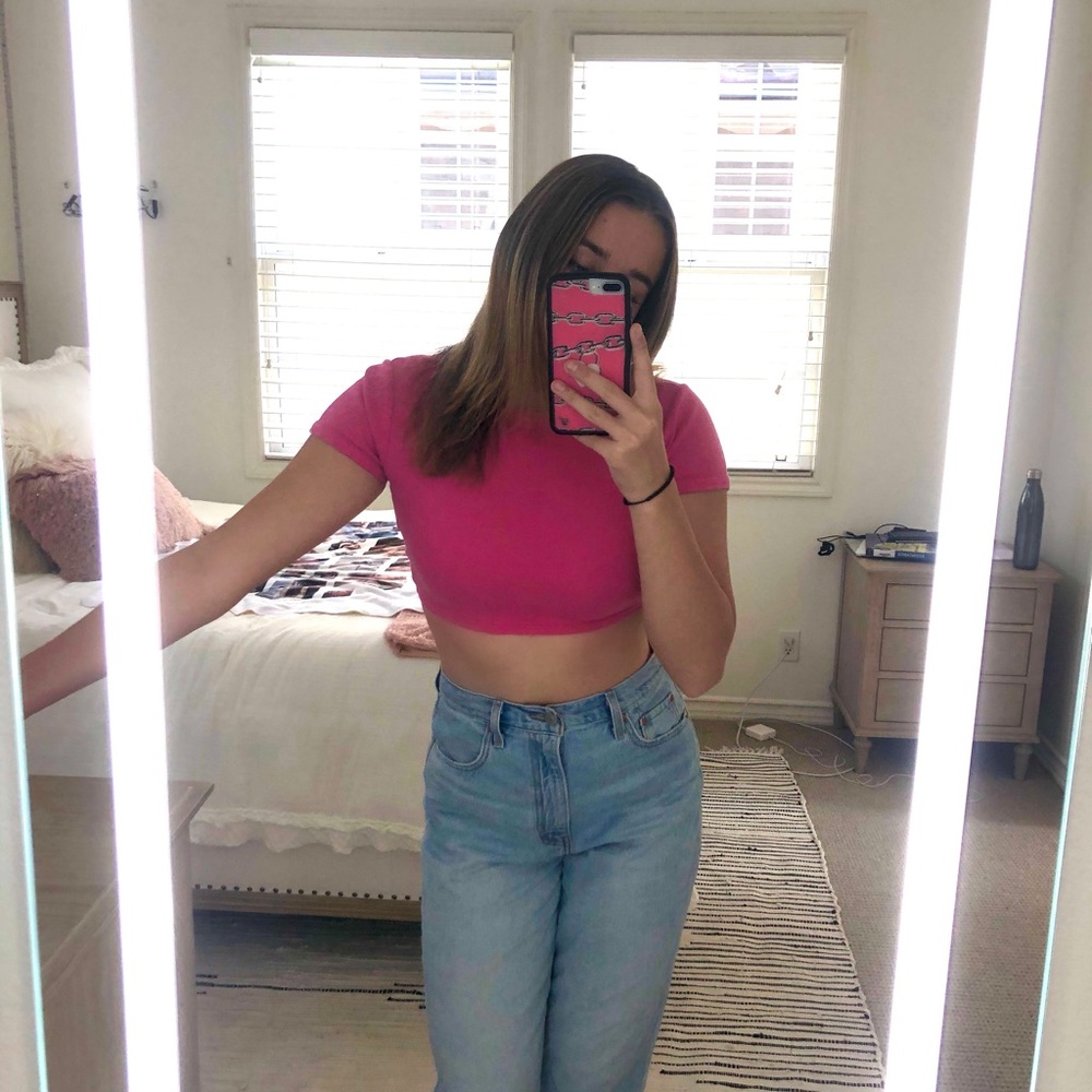 Pink Urban Outfitters crop